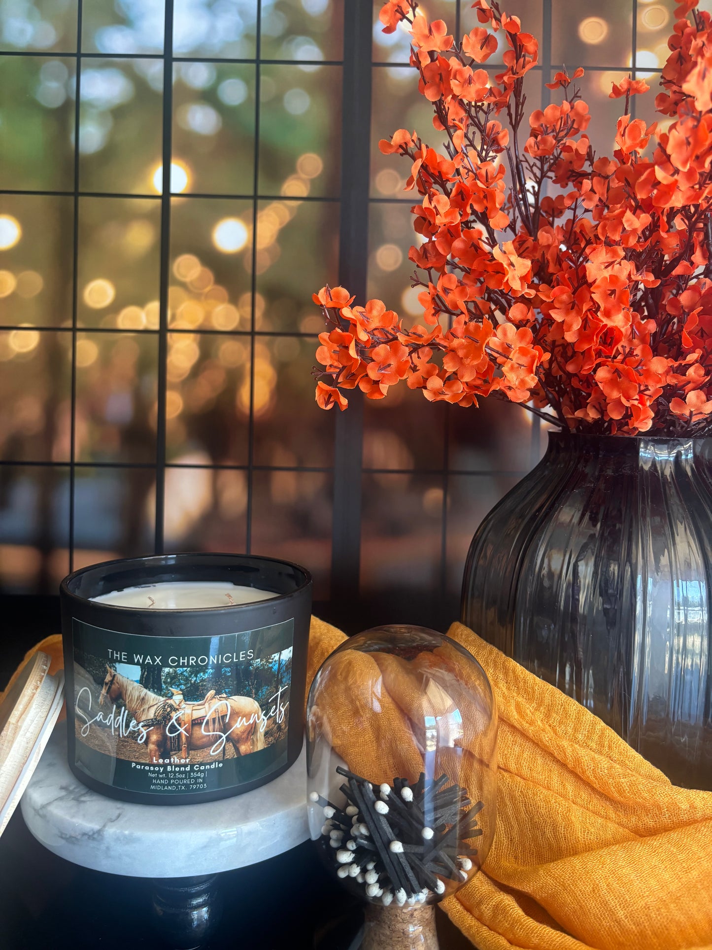 Saddles & Sunsets 12.5 oz Modern Matte Candle
