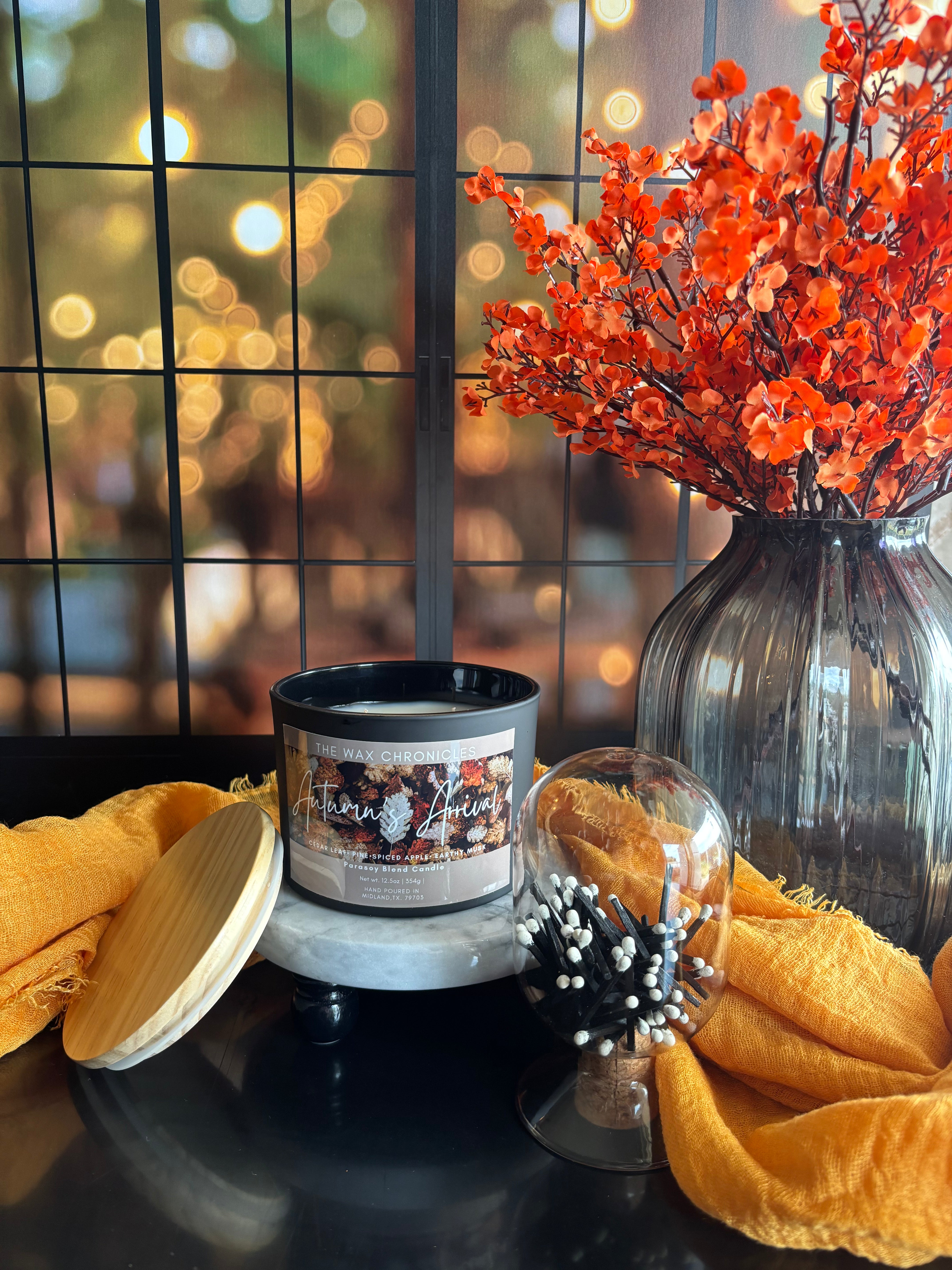 Autumn's Arrival 12.5 Oz. Modern Matte Candle – The Wax Chronicles